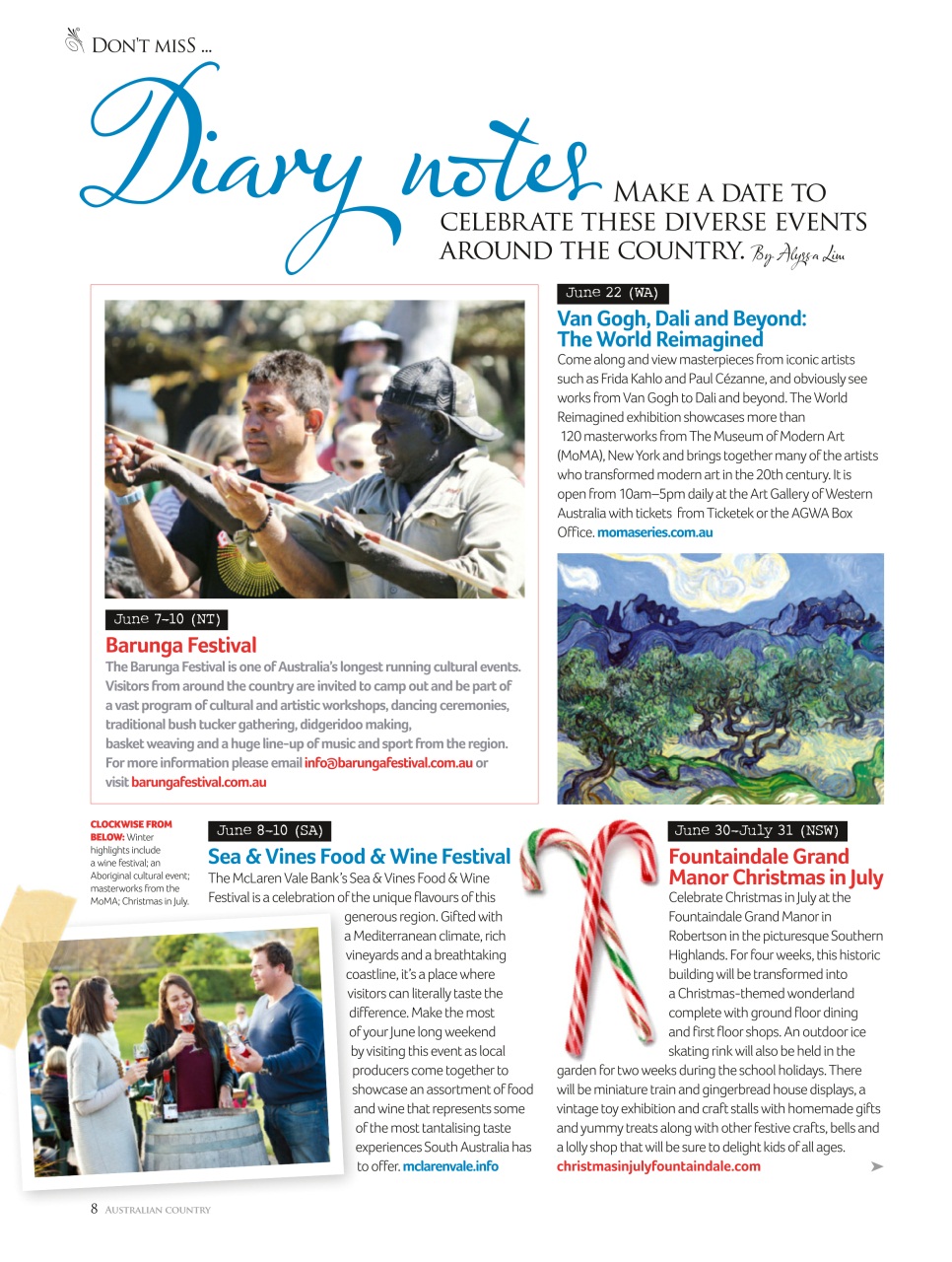 Australian Country Preview Pages