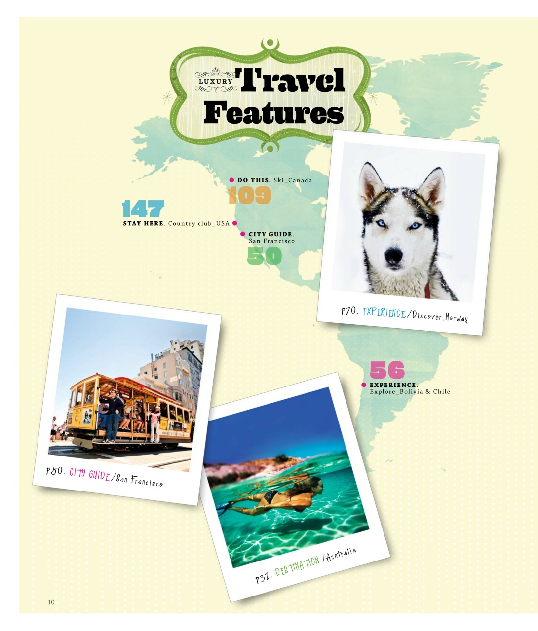 Luxury Travel Preview Pages