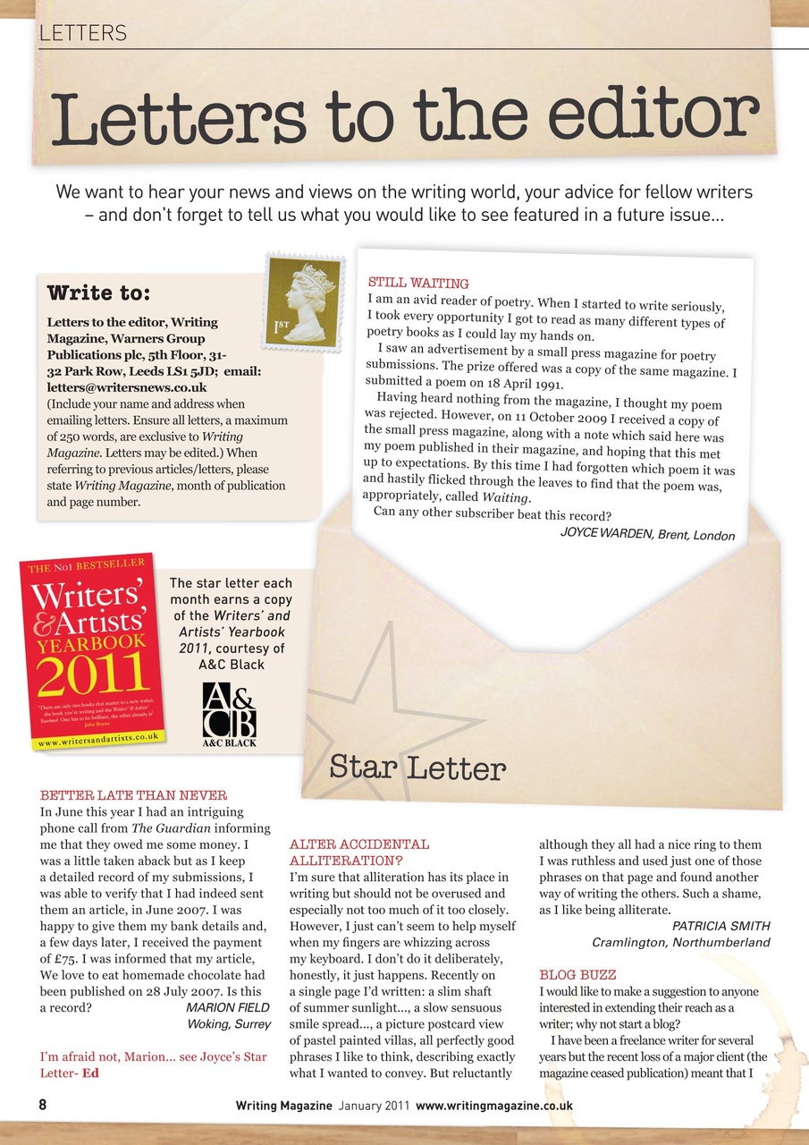 Writing Magazine Preview Pages