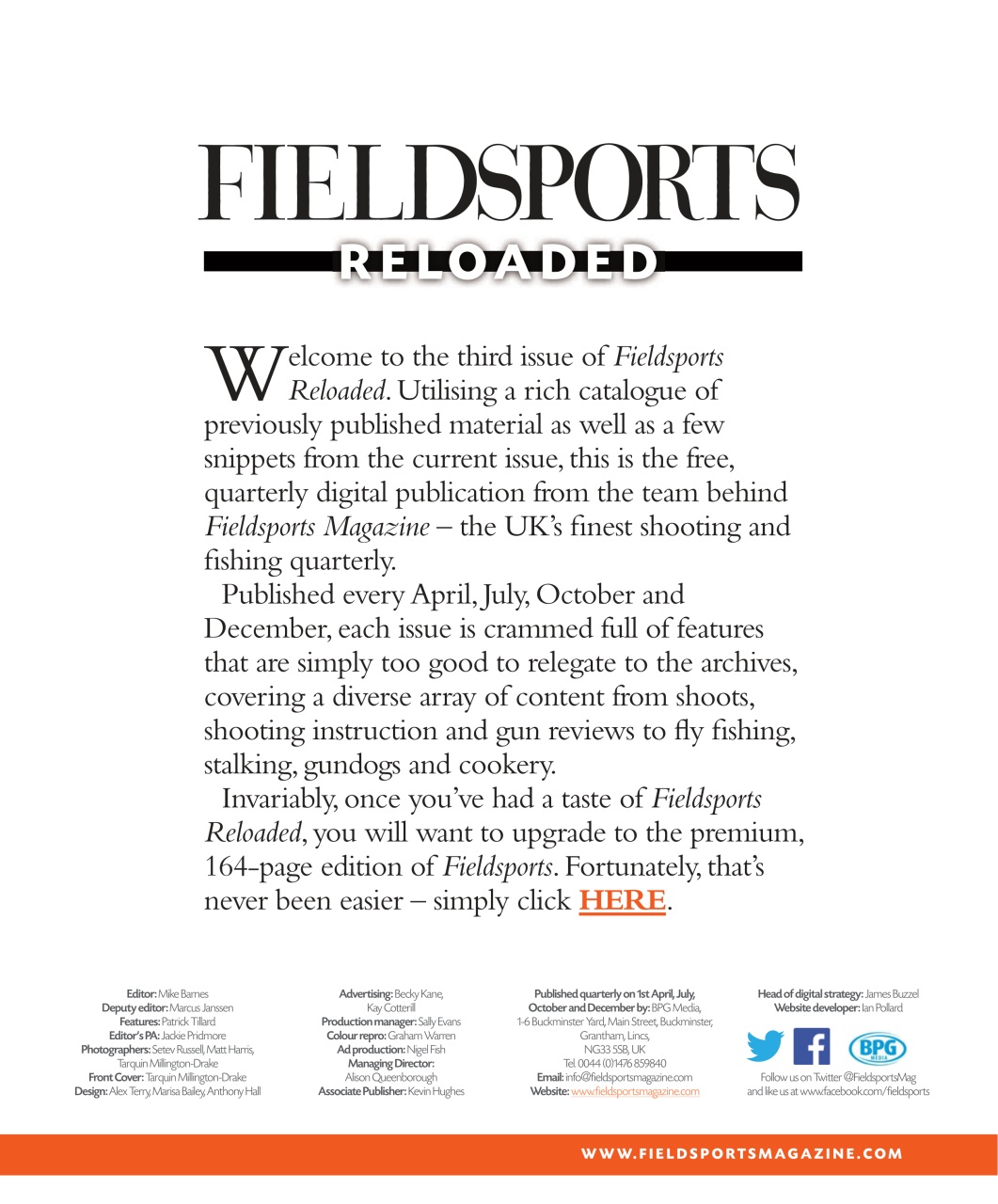 Fieldsports Journal Preview Pages