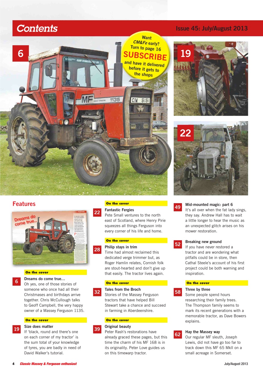 Classic Massey Preview Pages