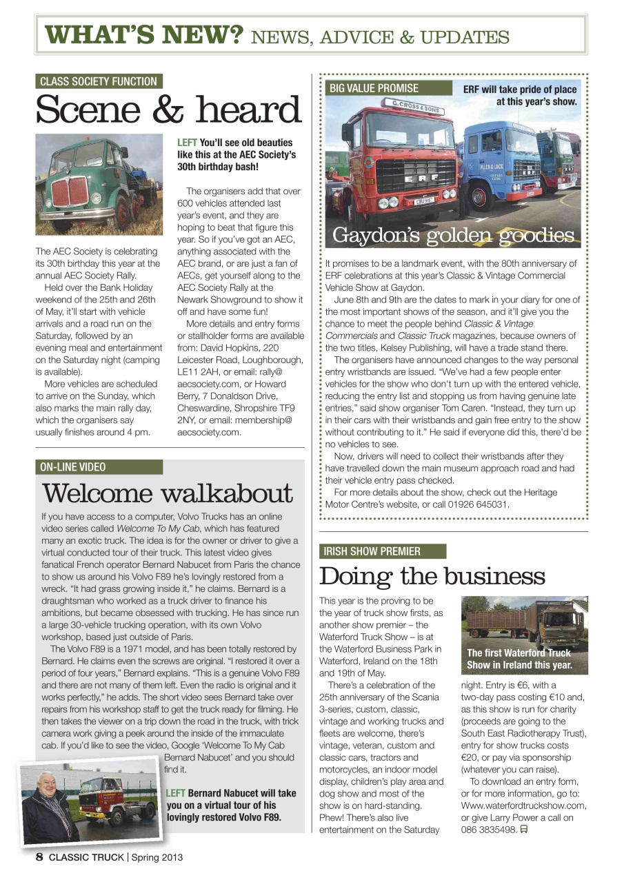 Classic Truck (OLD) Preview Pages