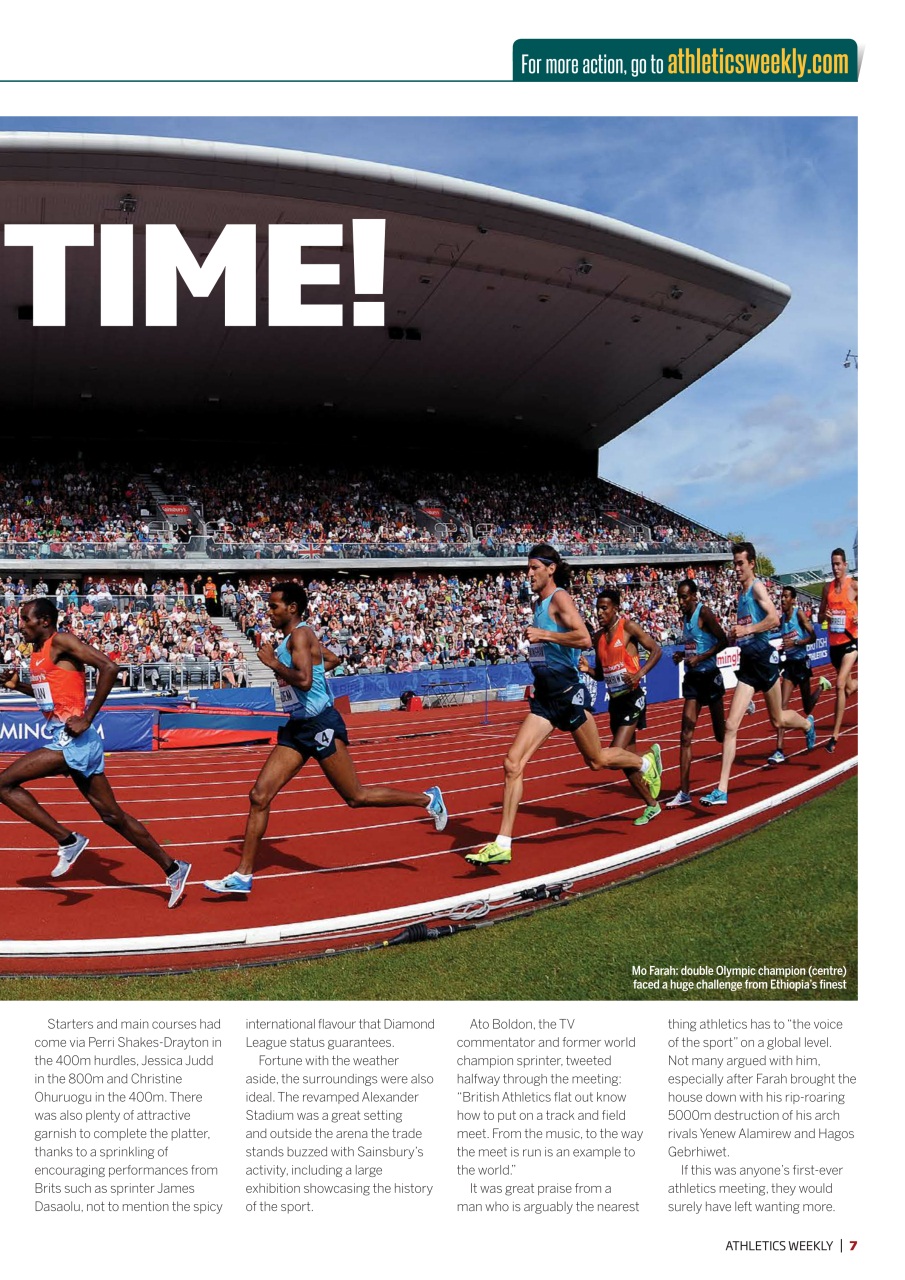 AW – Athletics Weekly Magazine Preview Pages