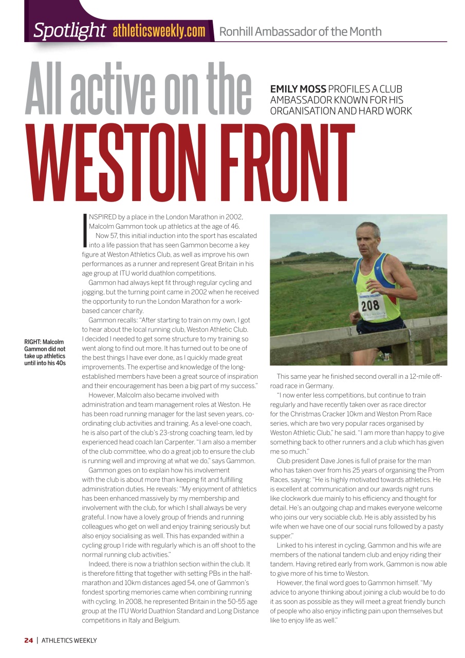 AW – Athletics Weekly Magazine Preview Pages