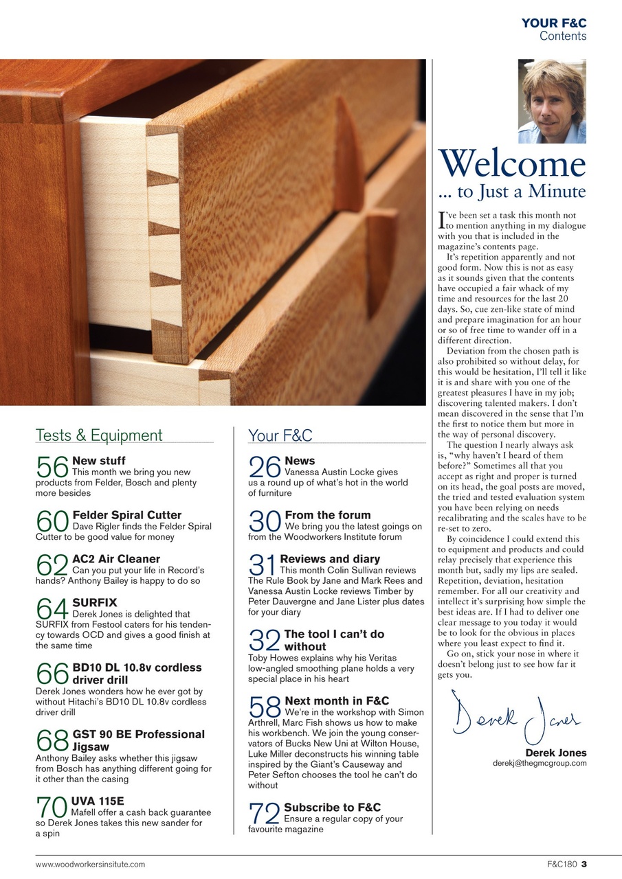 Furniture & Cabinetmaking Preview Pages