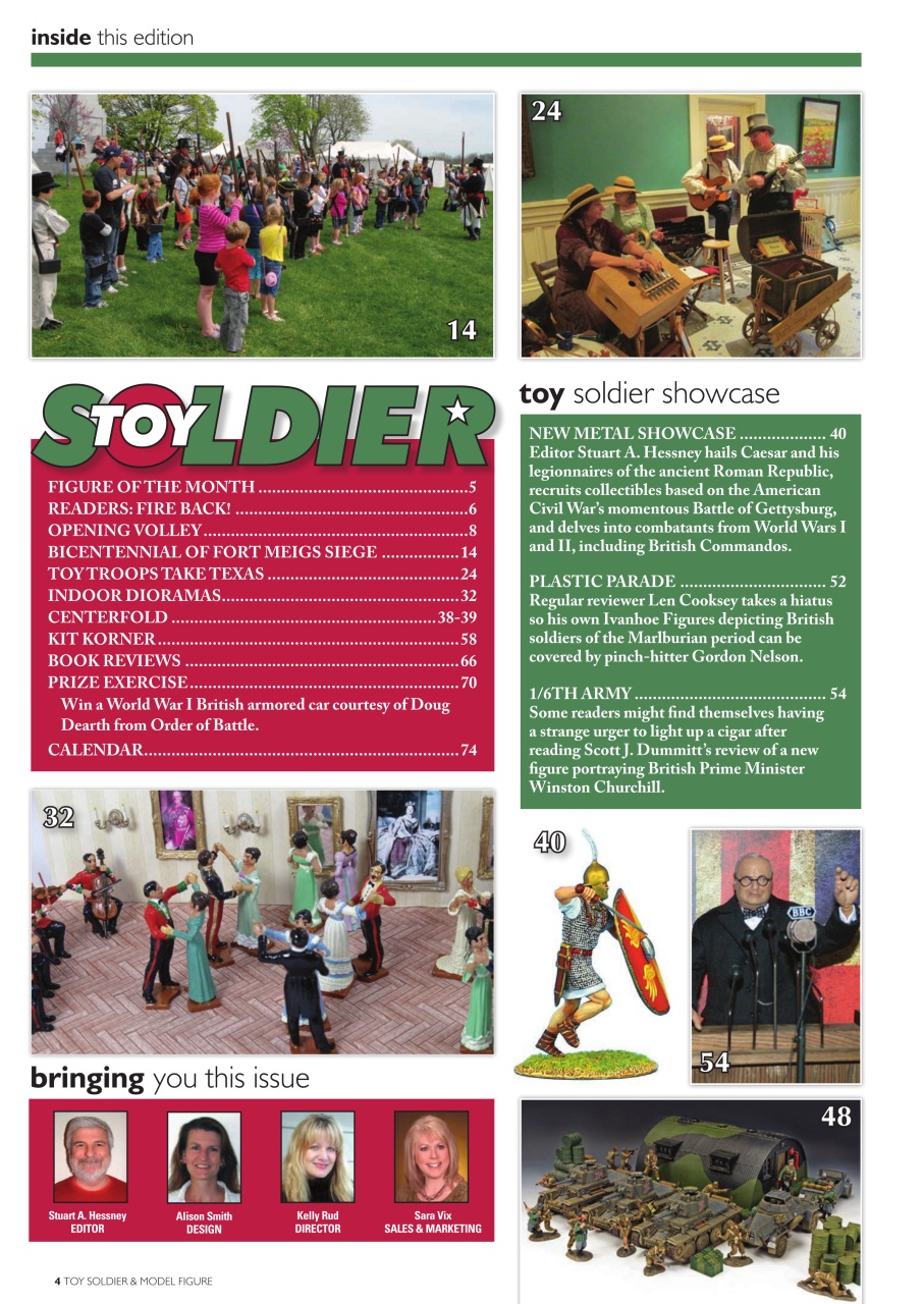 Toy Soldier & Model Figure Preview Pages