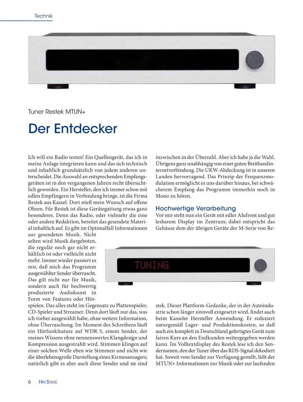 HiFi Stars Magazin Preview Pages