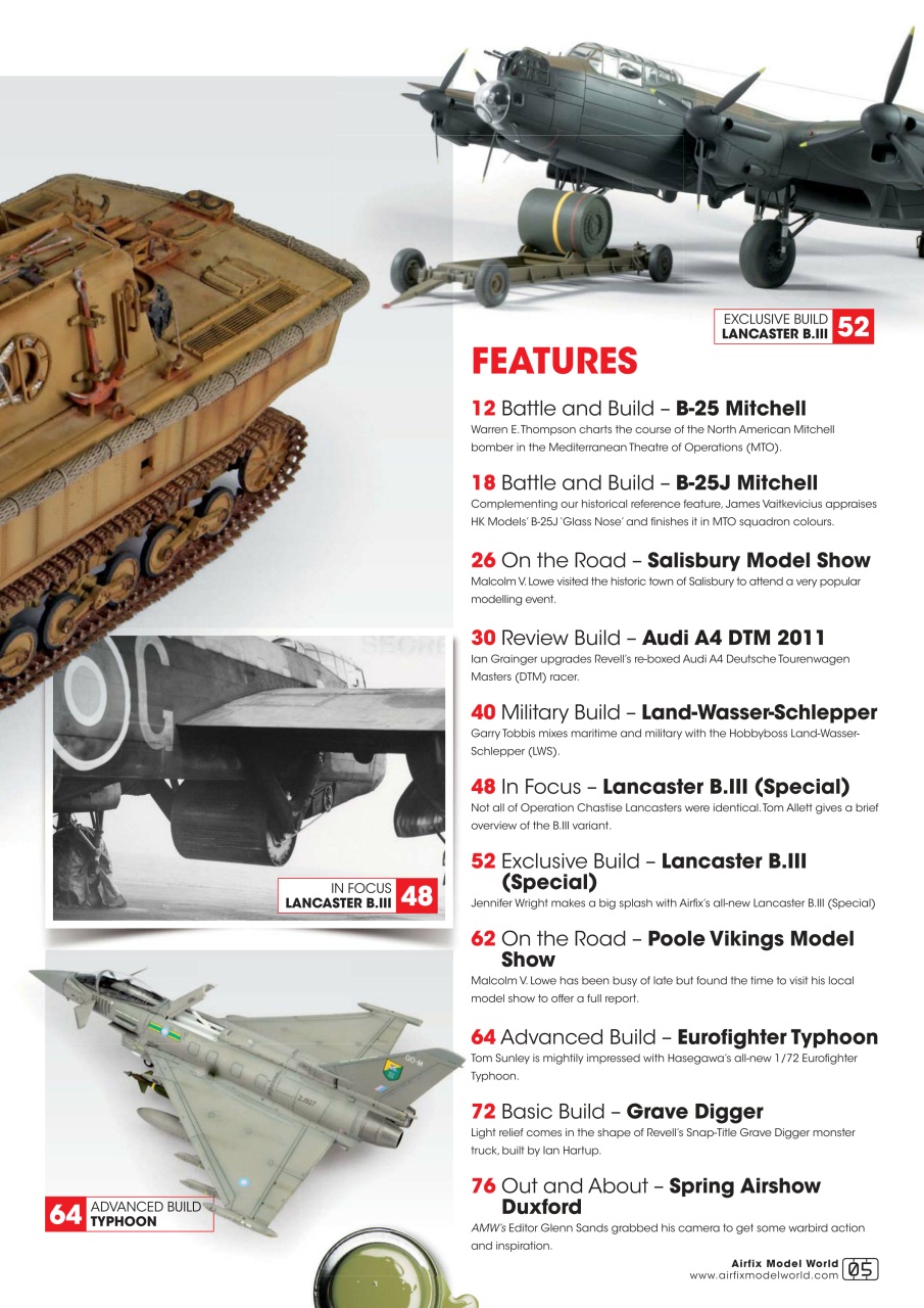 Airfix Model World Preview Pages
