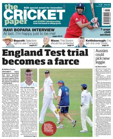 The Cricket Paper issue Wednesday 3rd July 2013
