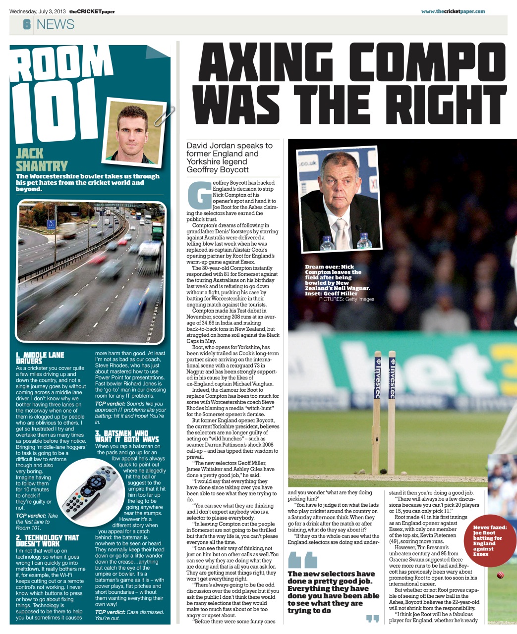 The Cricket Paper Preview Pages