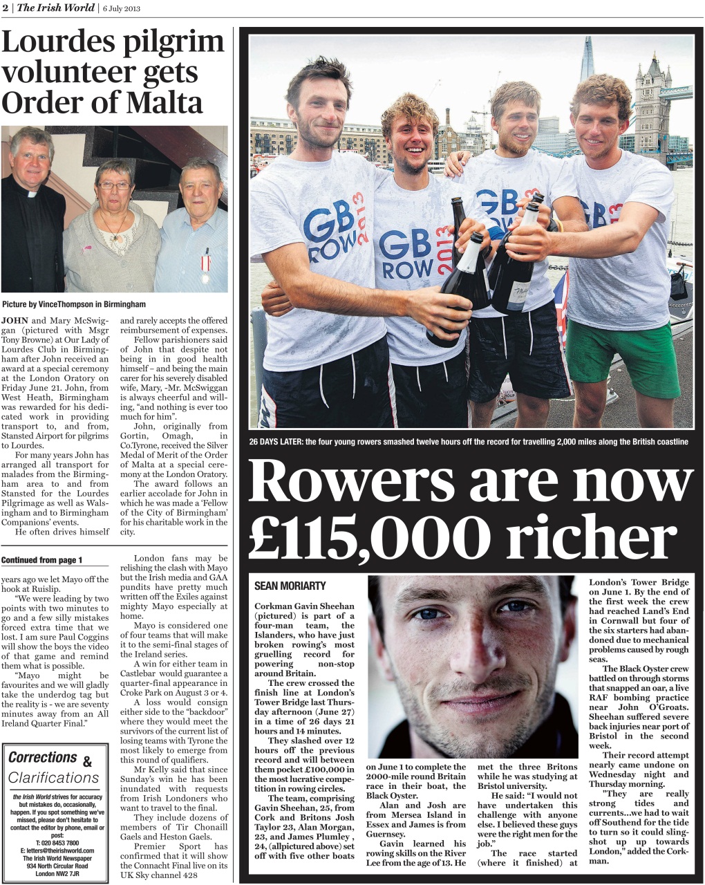 Irish World Preview Pages