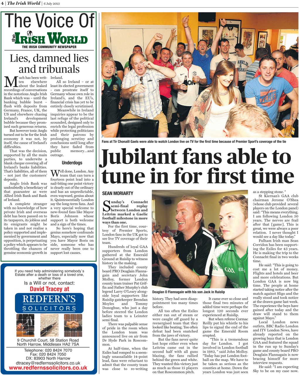 Irish World Preview Pages