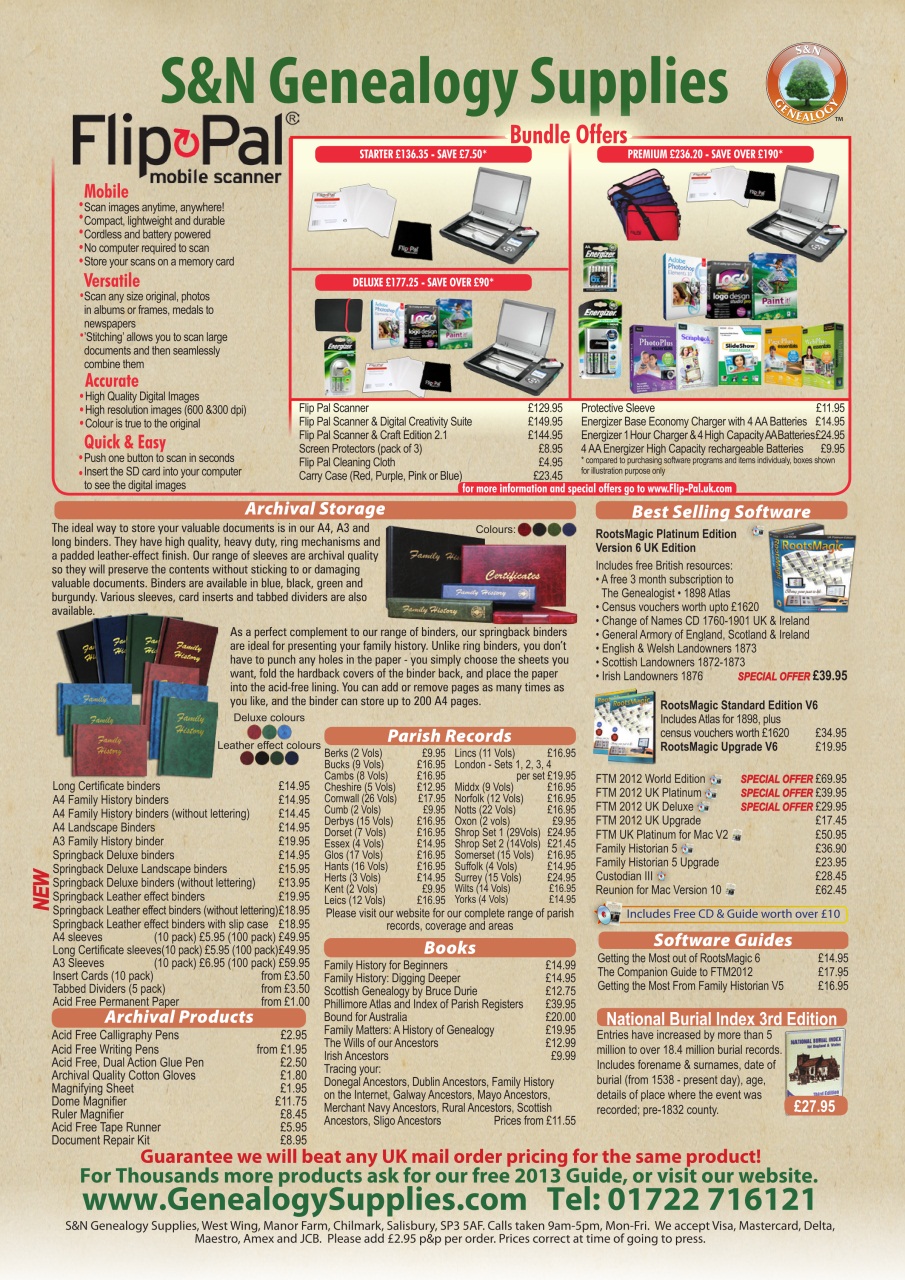 Family Tree Preview Pages