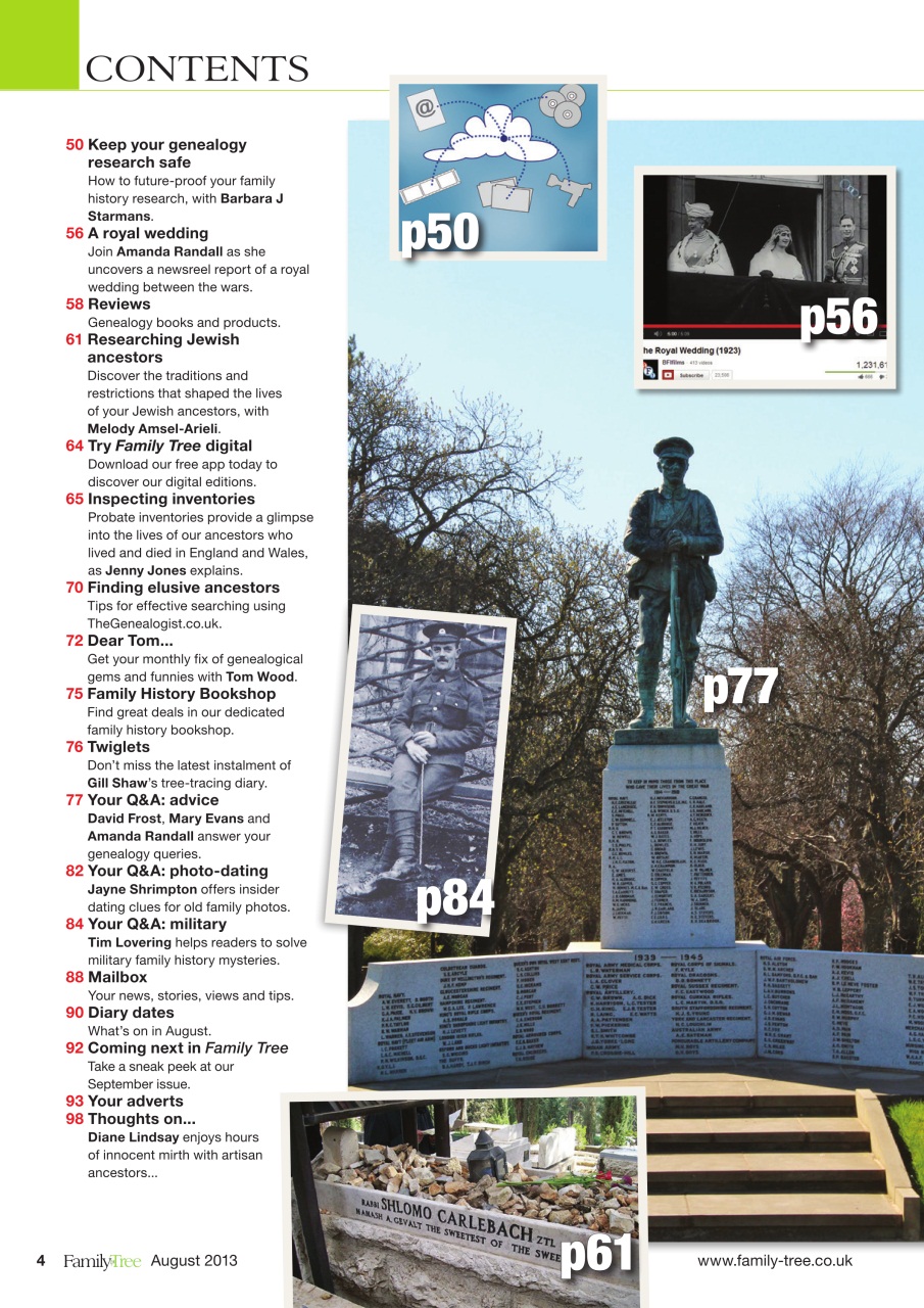 Family Tree Preview Pages