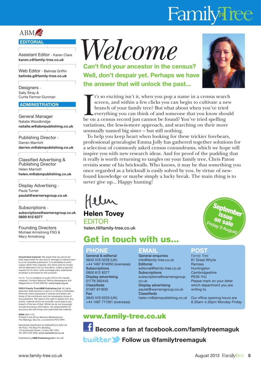 Family Tree Preview Pages