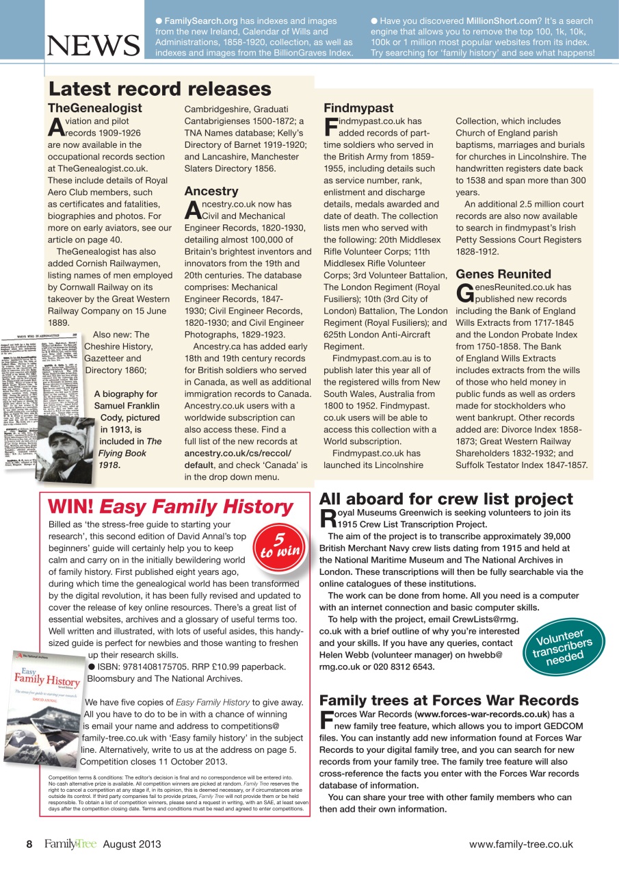 Family Tree Preview Pages