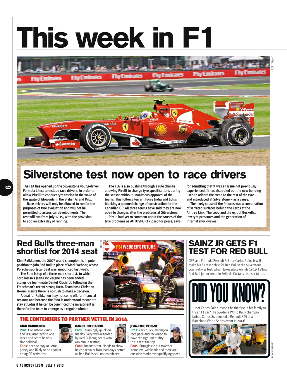 Autosport Preview Pages