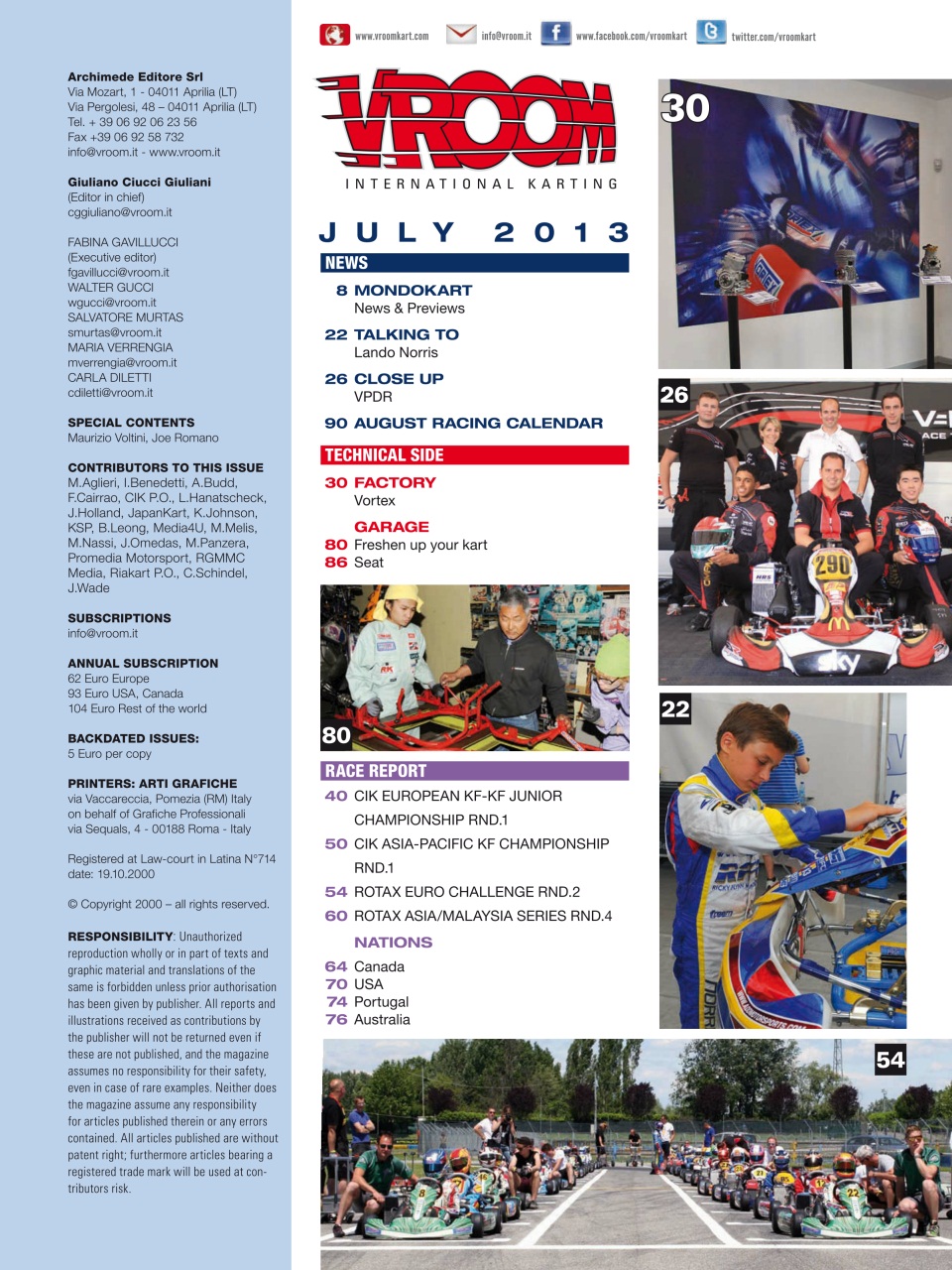 Vroom International Preview Pages