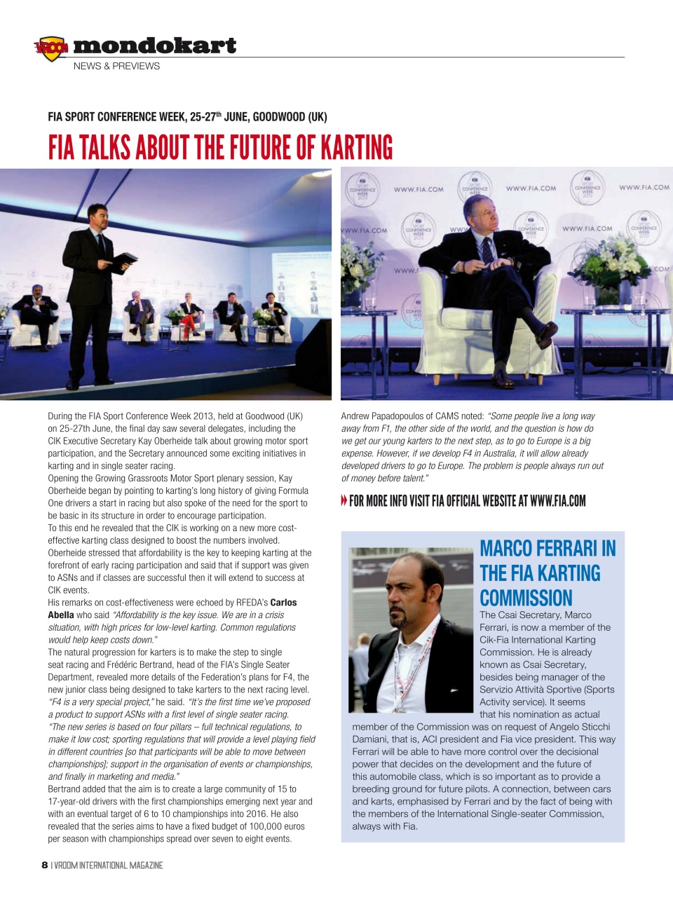 Vroom International Preview Pages