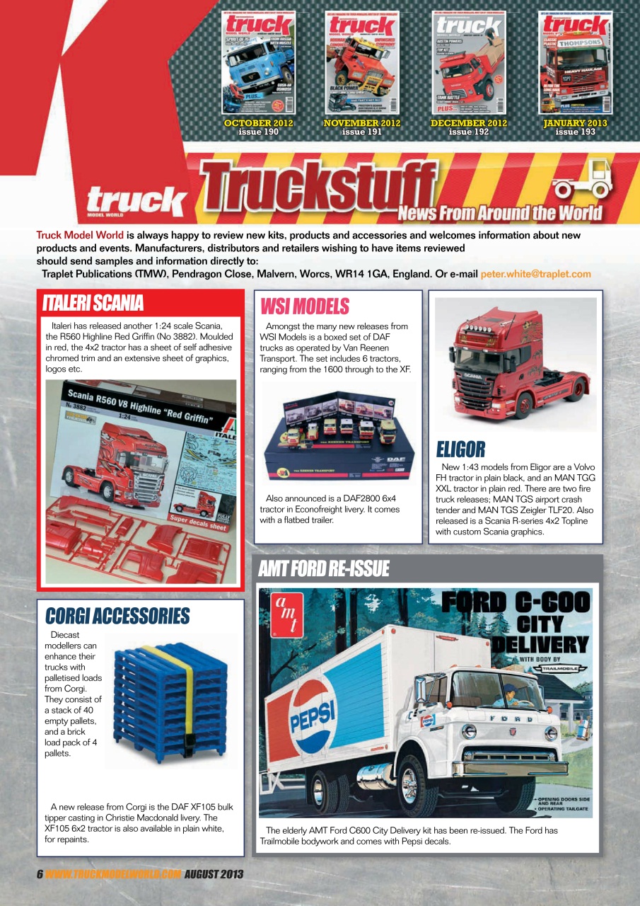 Model Car Truck Motorcycles World Preview Pages