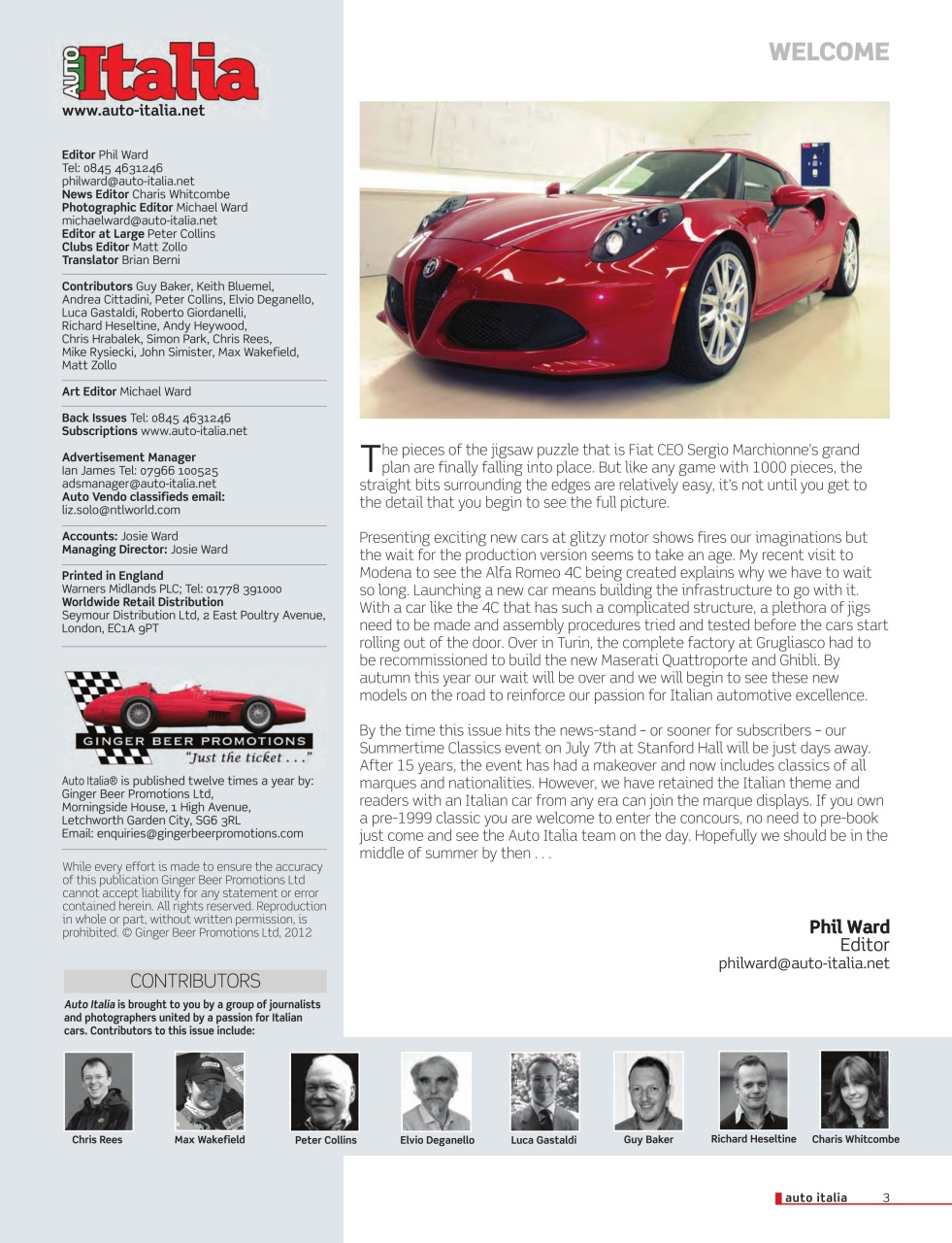 AutoItalia Magazine Preview Pages