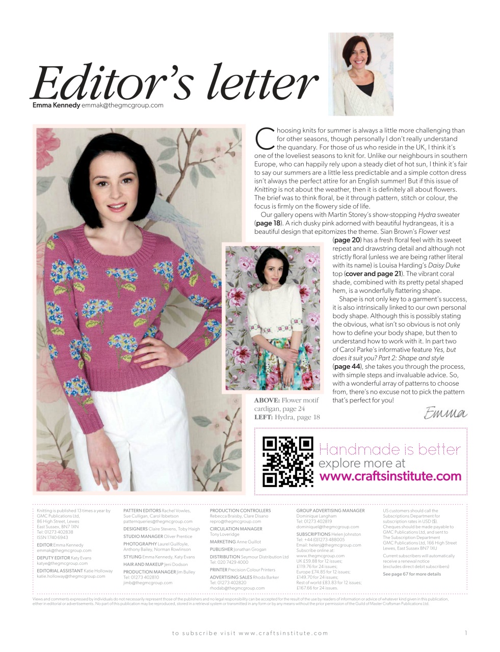 Knitting Preview Pages