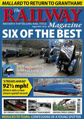 Railway Magazine issue August 2013