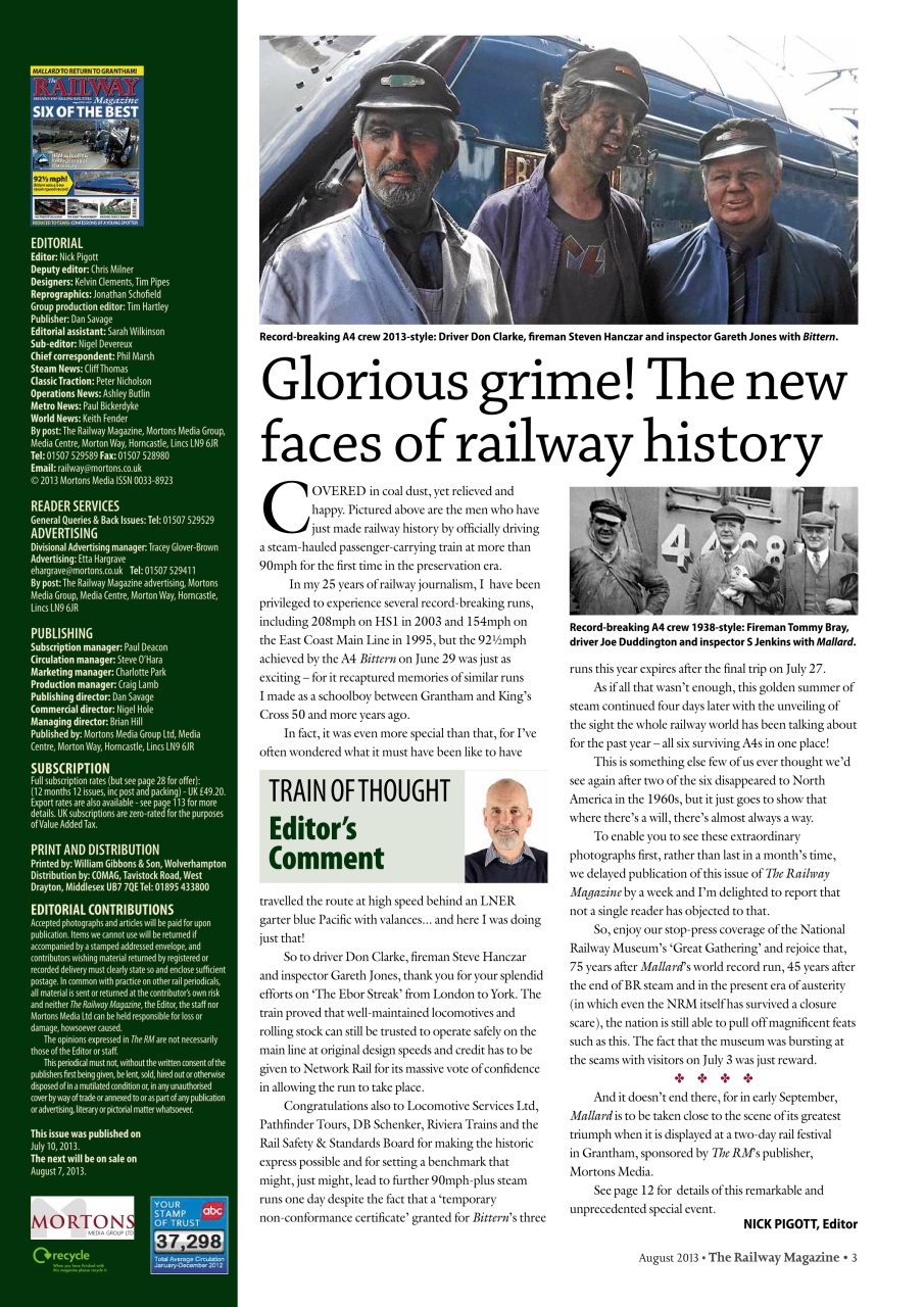 Railway Magazine Preview Pages