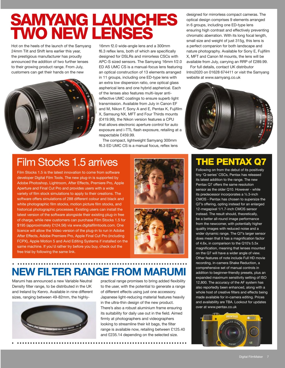 Digital FilmMaker Preview Pages