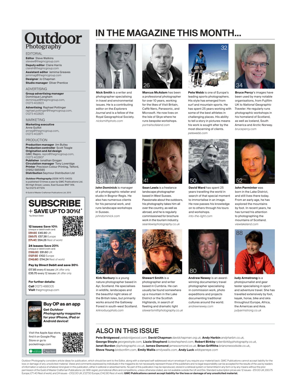 Outdoor Photography Preview Pages