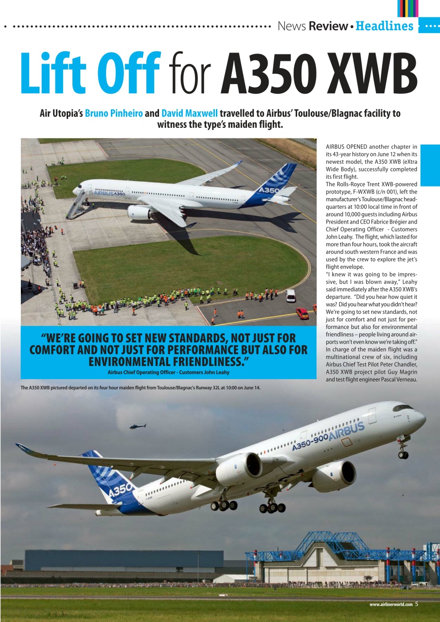 Airliner World Preview Pages