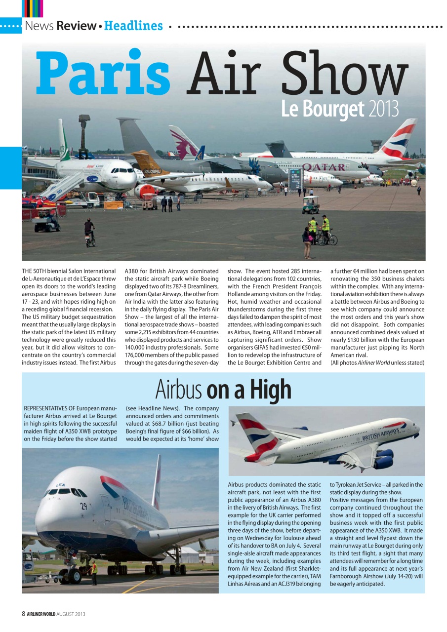 Airliner World Preview Pages