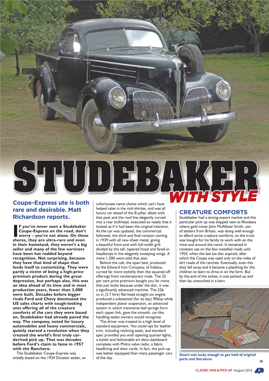 Classic Van & Pick-up Preview Pages