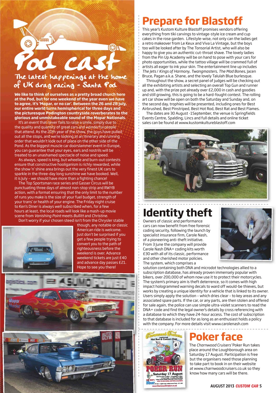 Custom Car Preview Pages