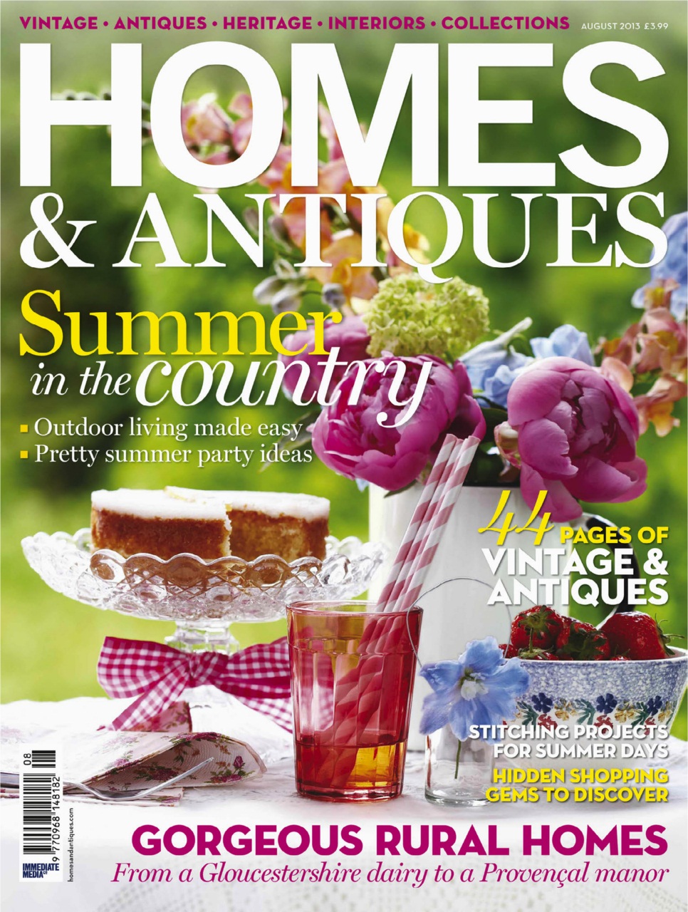 Homes & Antiques Magazine Preview Pages