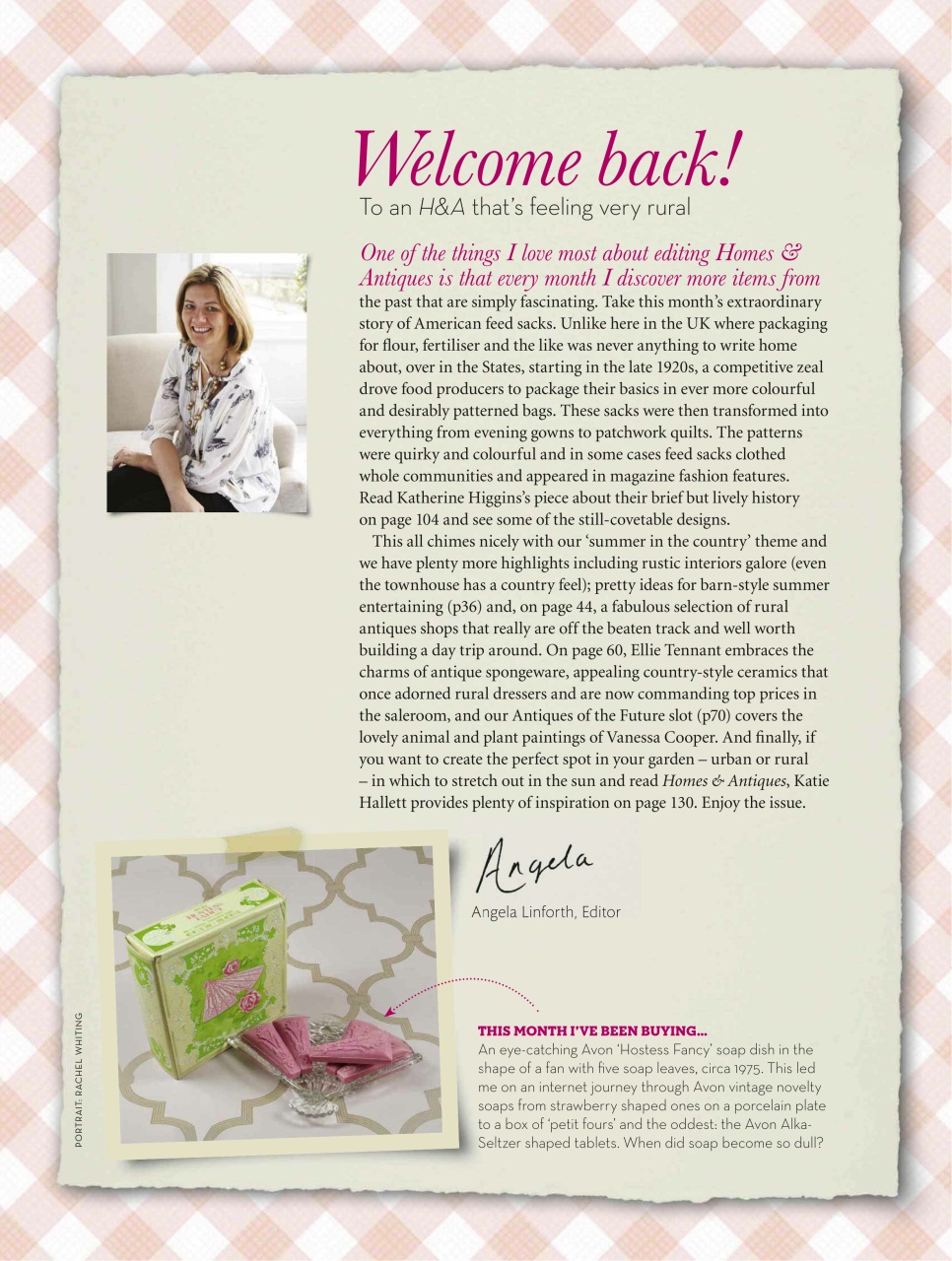 Homes & Antiques Magazine Preview Pages