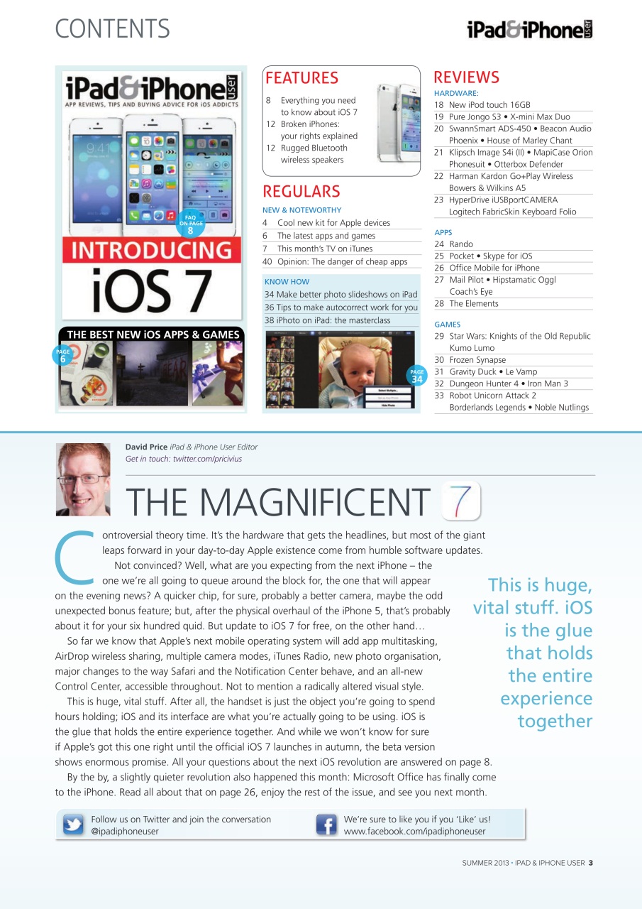 iPad and iPhone User Preview Pages