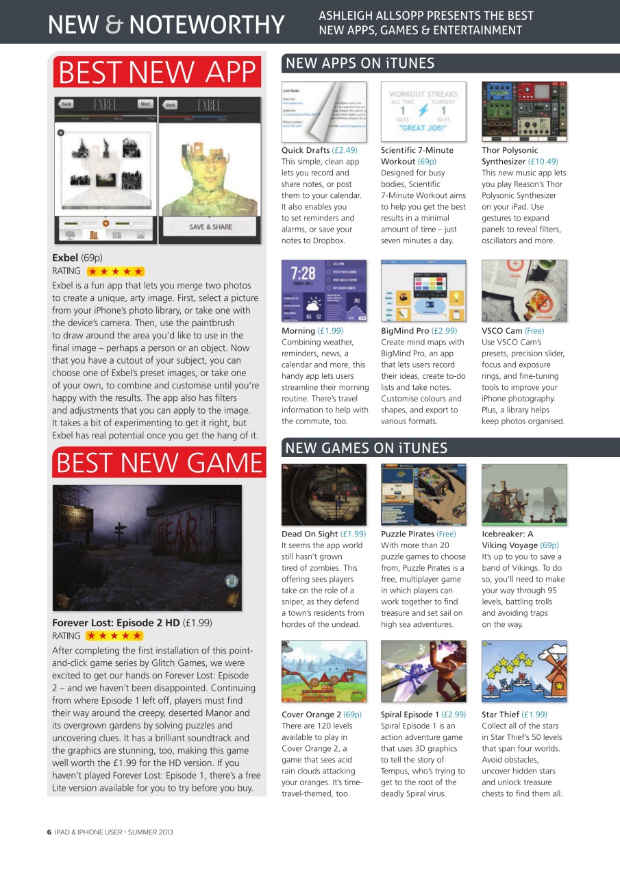 iPad and iPhone User Preview Pages