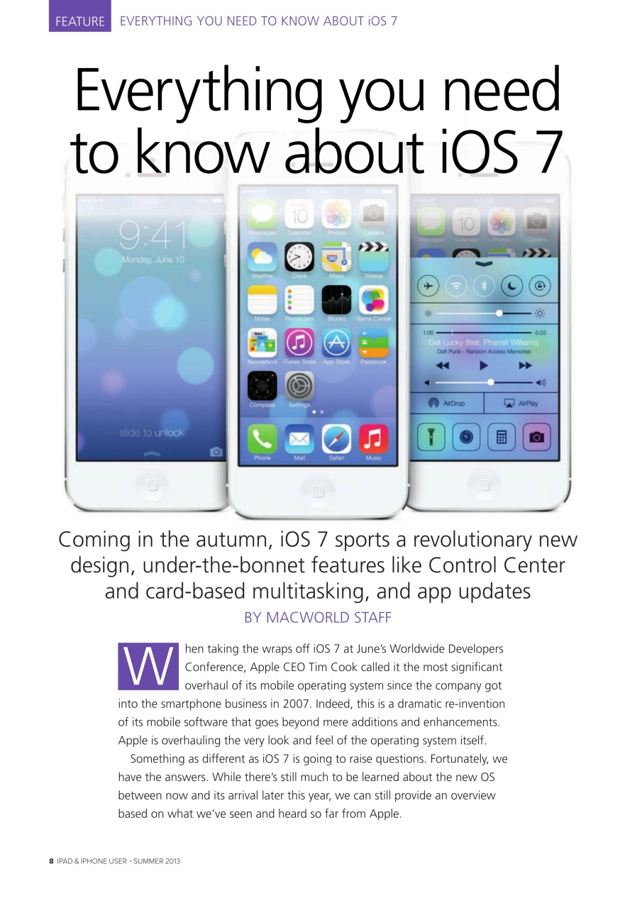 iPad and iPhone User Preview Pages