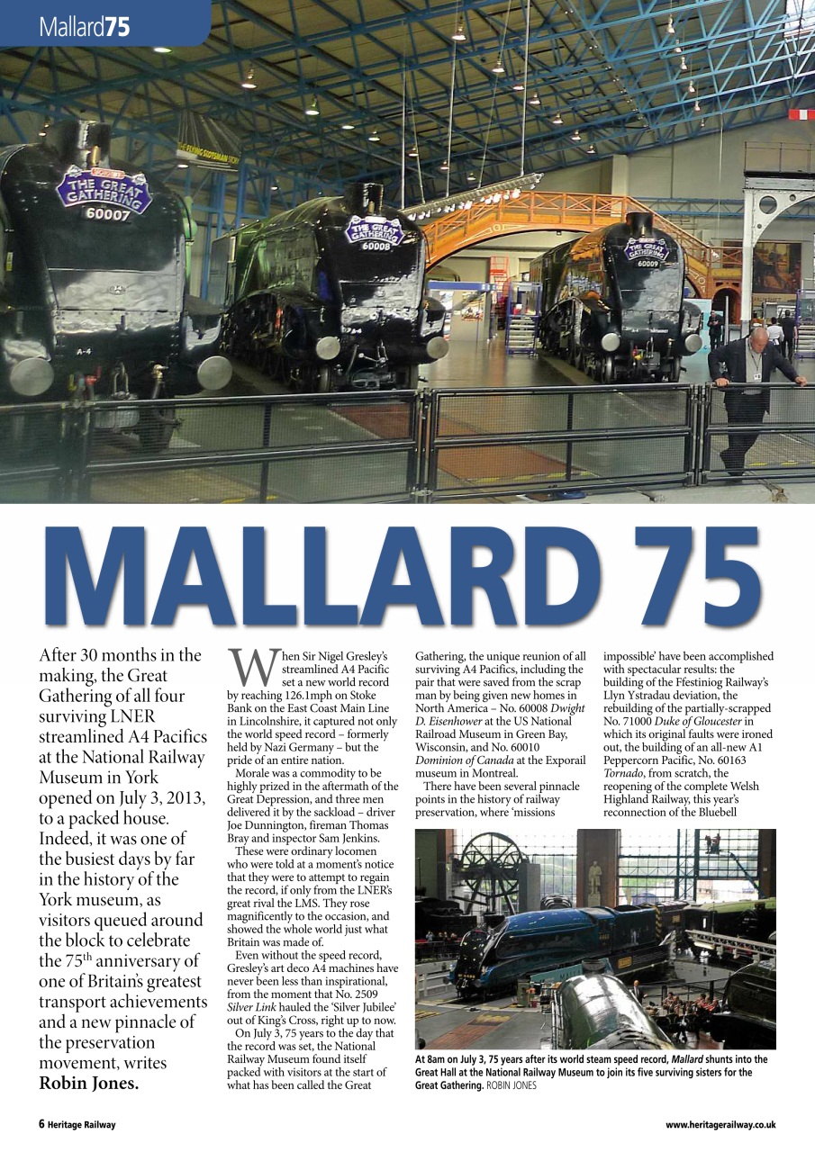 Heritage Railway Preview Pages