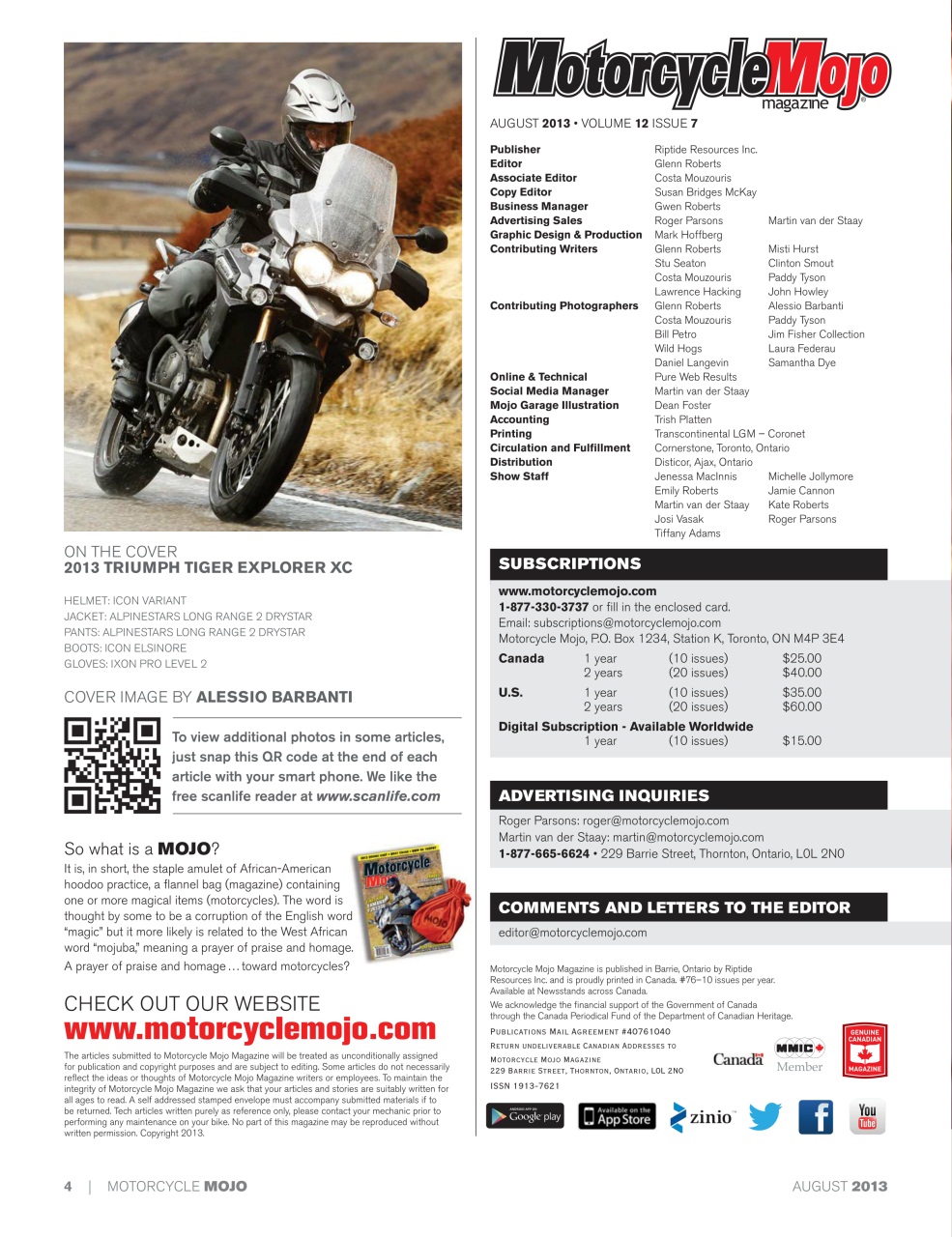 Motorcycle Mojo Preview Pages