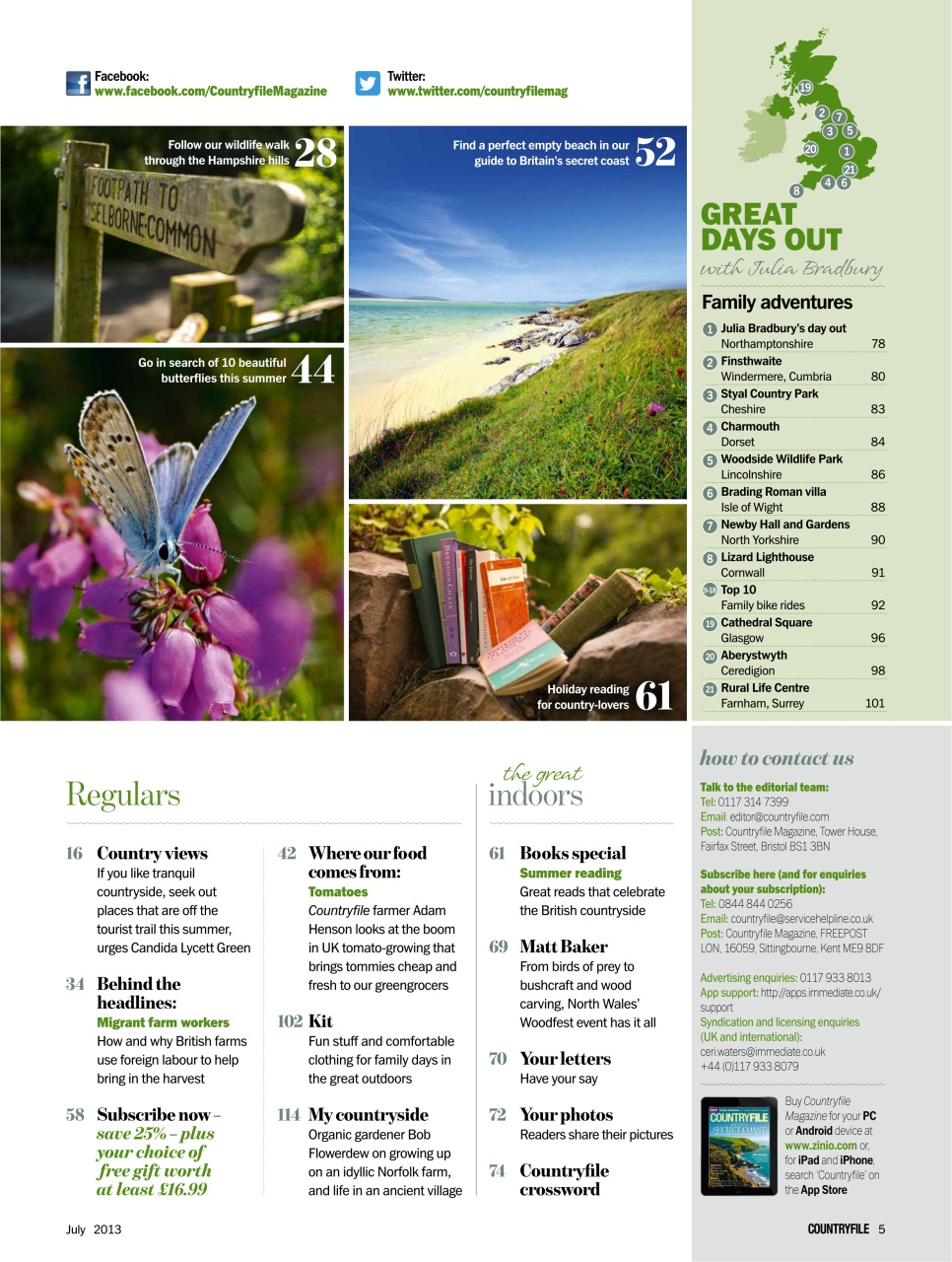 BBC Countryfile Magazine Preview Pages