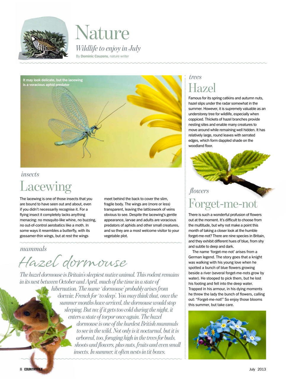 BBC Countryfile Magazine Preview Pages