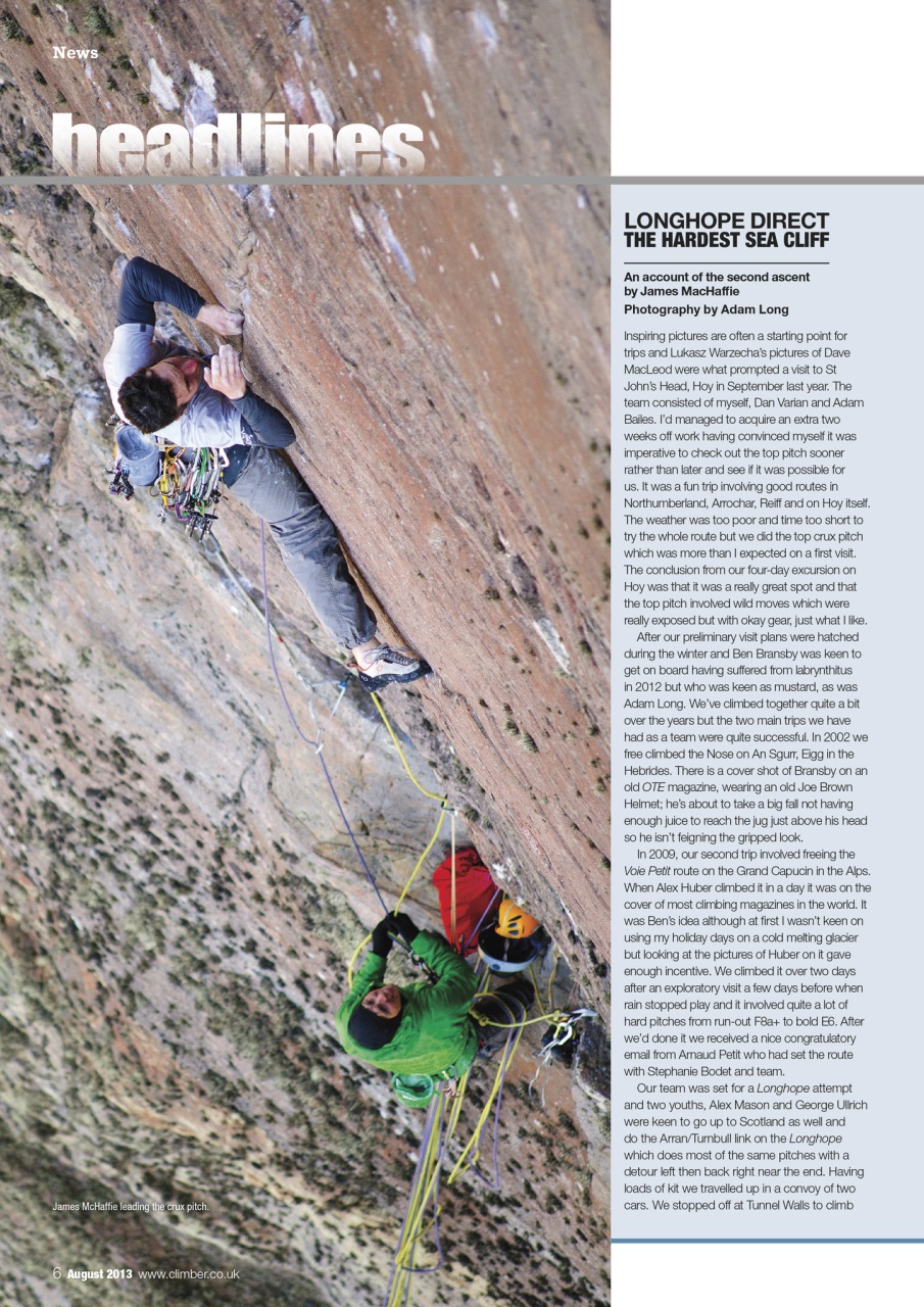 Climber Preview Pages