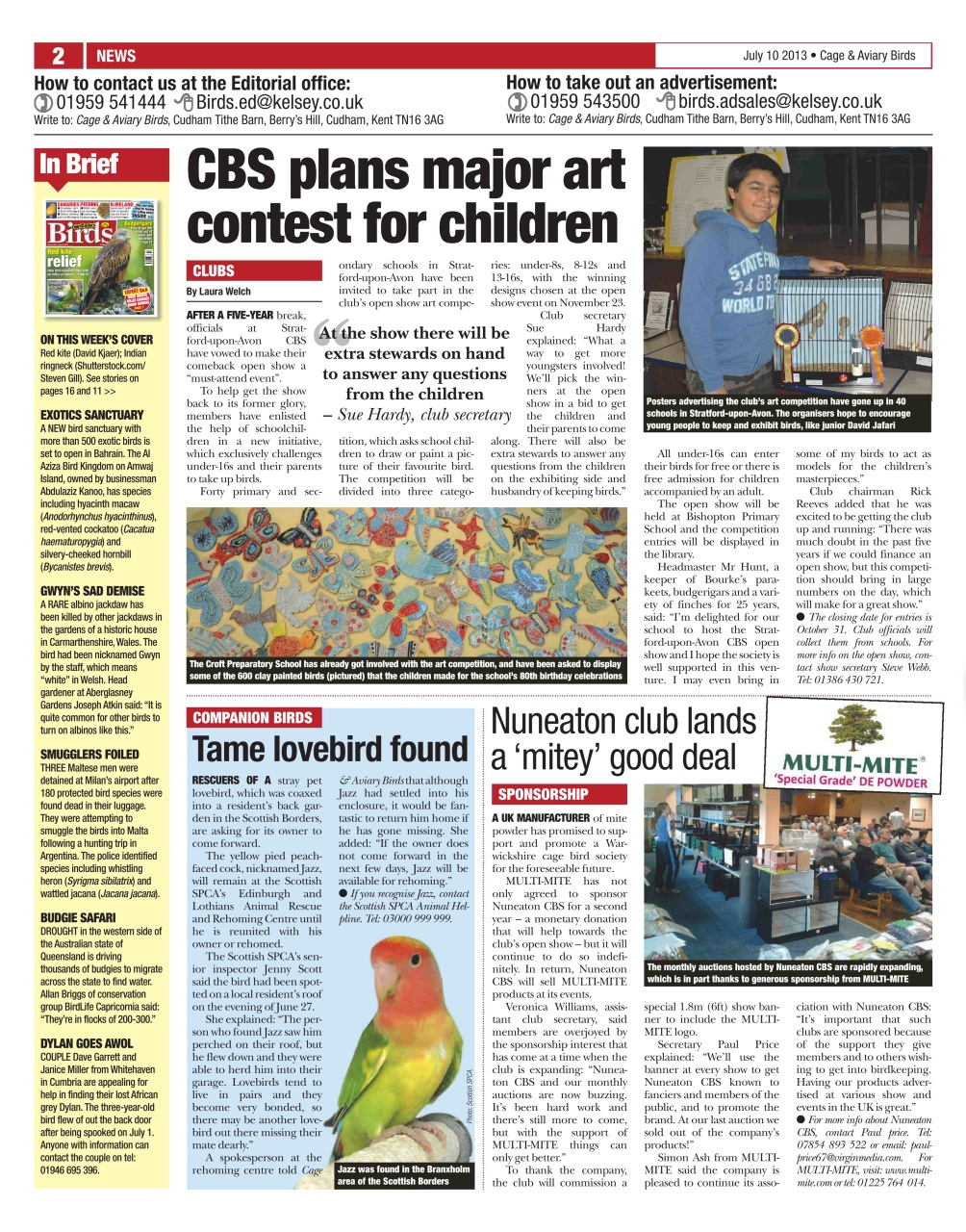 Cage & Aviary Birds Preview Pages