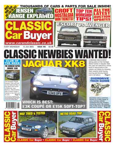 Classic Car Buyer issue CCB 10 July 2013