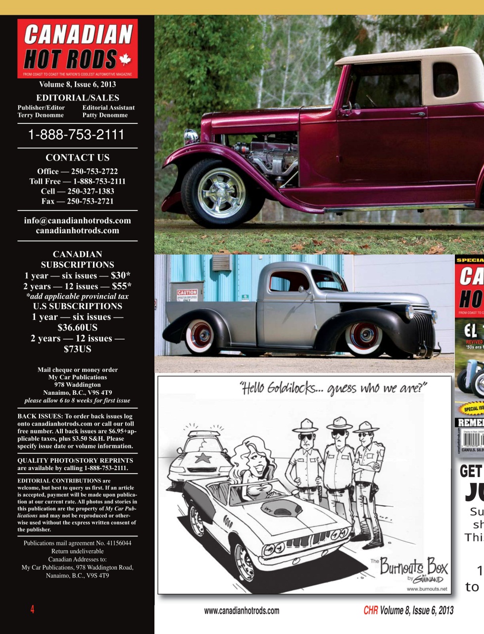 Canadian Hot Rods Preview Pages