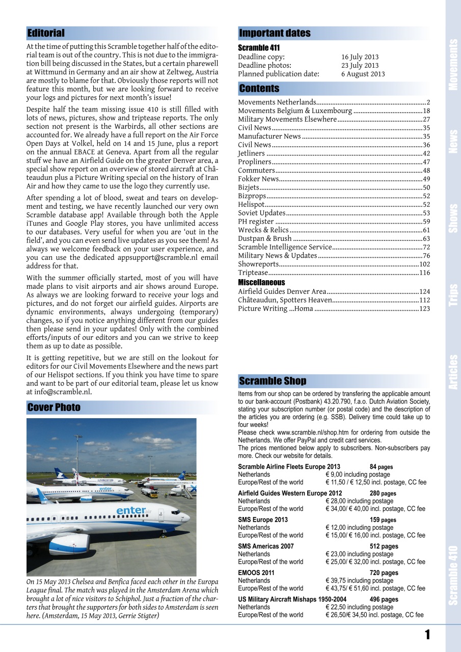 Scramble Magazine Preview Pages