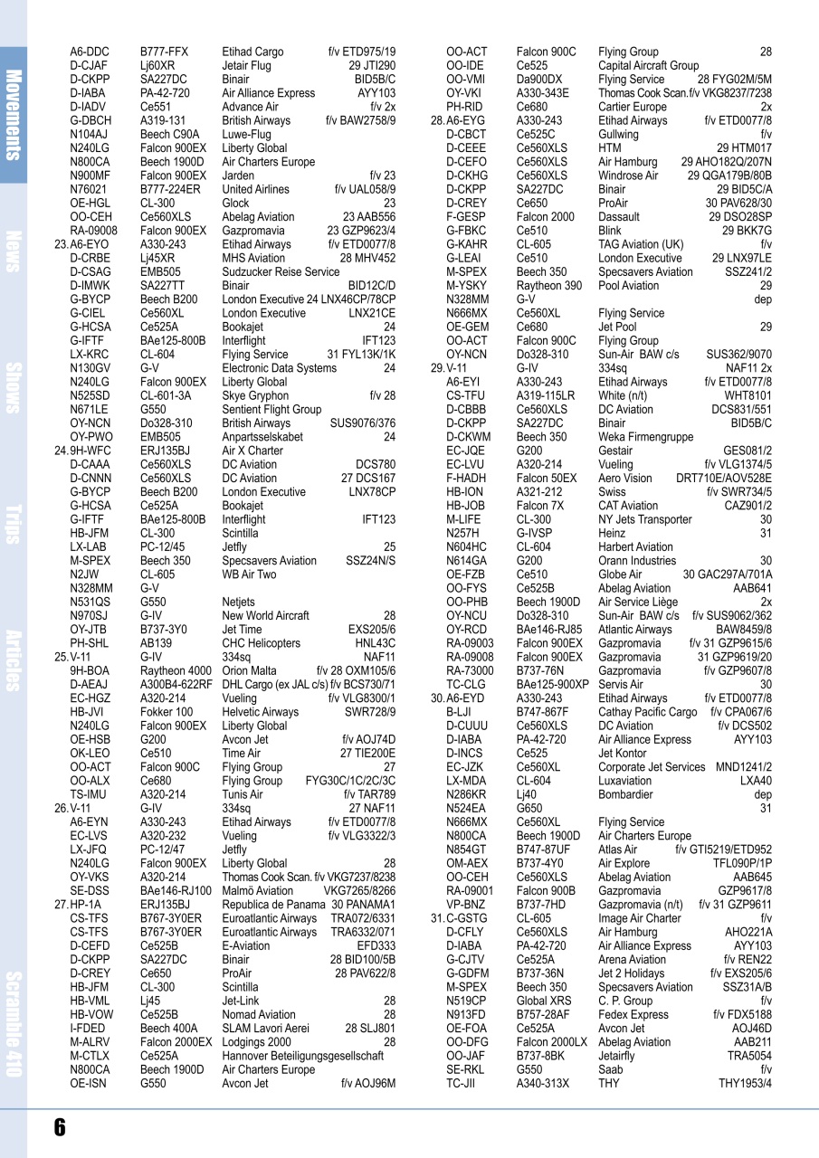 Scramble Magazine Preview Pages