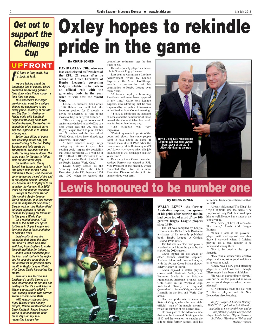 League Express Preview Pages